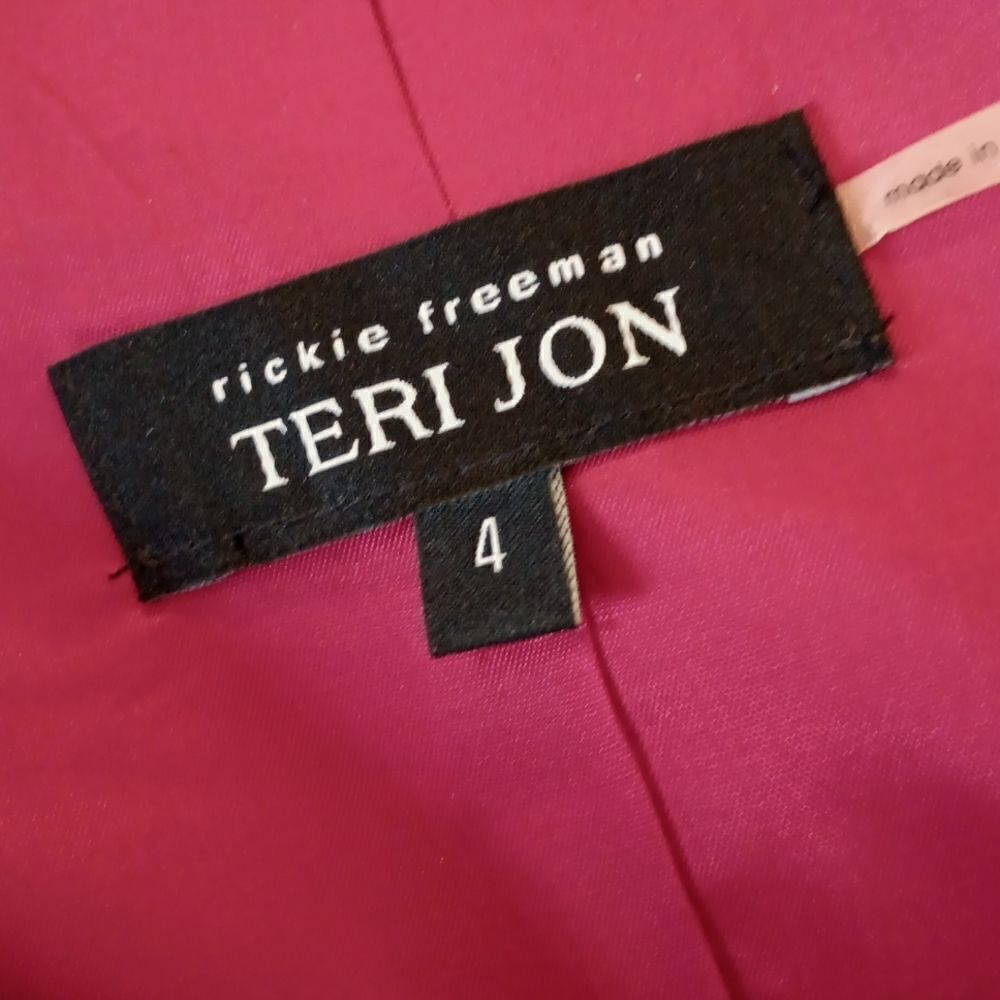 Rickie Freeman for Teri Jon Red Ruffled Dress - Picture 10 of 12
